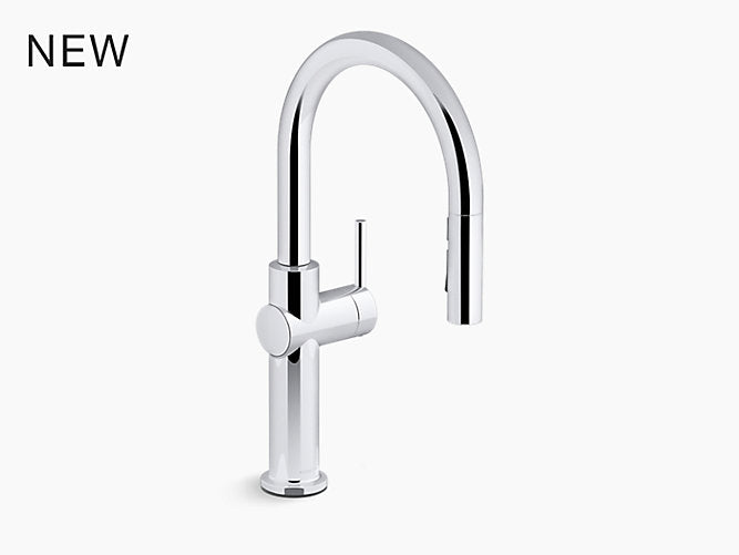 Kohler K-22972-CP Crue Pull-Down Kitchen Faucet Polished Chrome – BJ ...