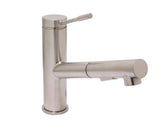 Huntington Brass Euro Pull-Out Kitchen Faucet - PVD Satin Nickel