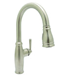 Huntington Brass Woodbury Kitchen Faucet - PVD Satin Nickel