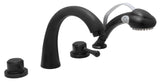 Huntington Brass Thermostatic Tub Filler - Matte Black