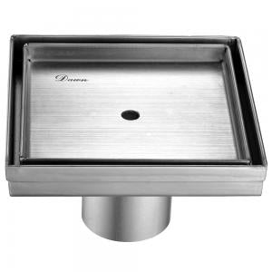 Dawn SCO050504 5" Square Stainless Steel Tile-In Shower Drain
