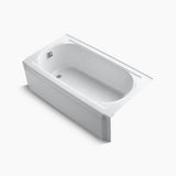 Kohler K-721/K-722 60" x 33" Memoirs Alcove Bathtub