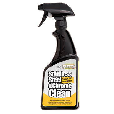 Flitz 16 oz Stainless Steel & Chrome cleaner and Degreaser SP 01506